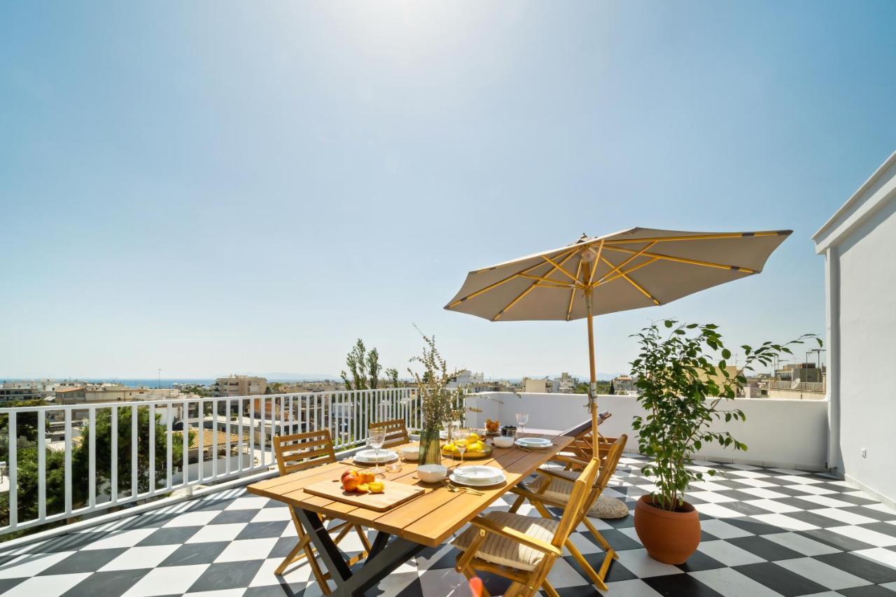 Luxurious Apartment With Big Sea View Terrace - Central Location Athens Ngoại thất bức ảnh